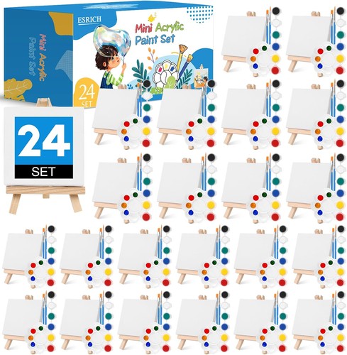 Piece mini acrylic paint - 24-piece,
